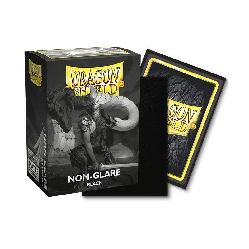 Dragon Shield – Protèges-cartes Matte Non-Glare Noir (100 Sleeves)