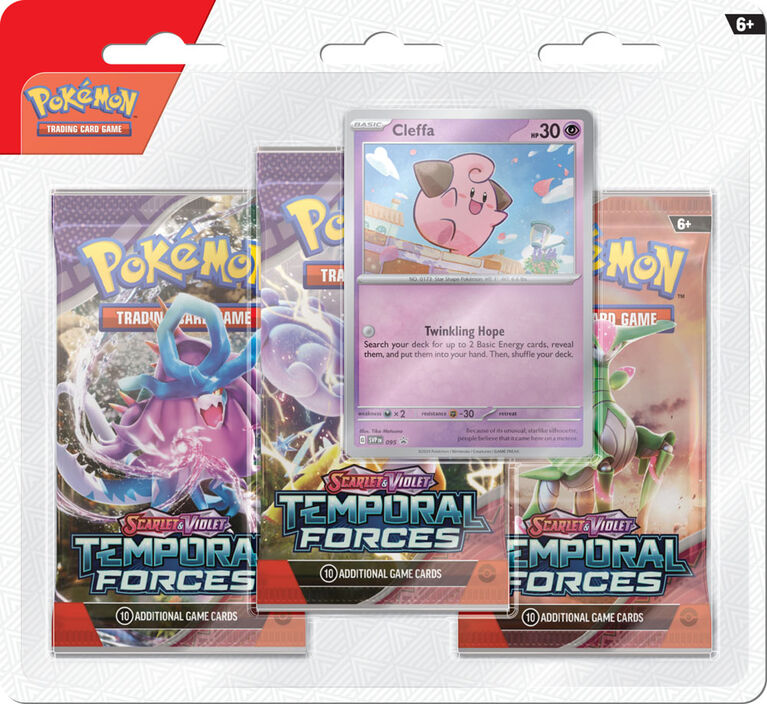 Pokémon SV5 Temporal Forces 3 Booster Blister (ENG) - LSLBURST Cartes & Sortilèges