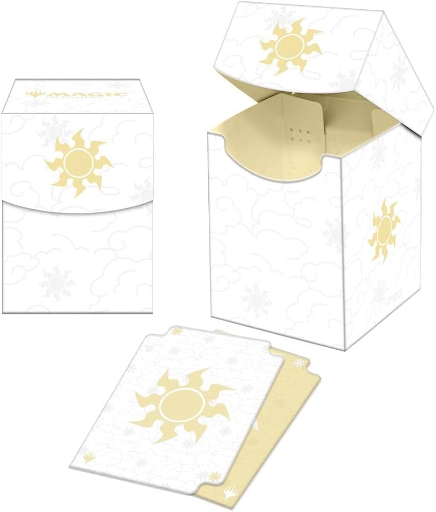 Deck Box MTG "Plains" pour 100 Cartes - LSLBURST Cartes & Sortilèges