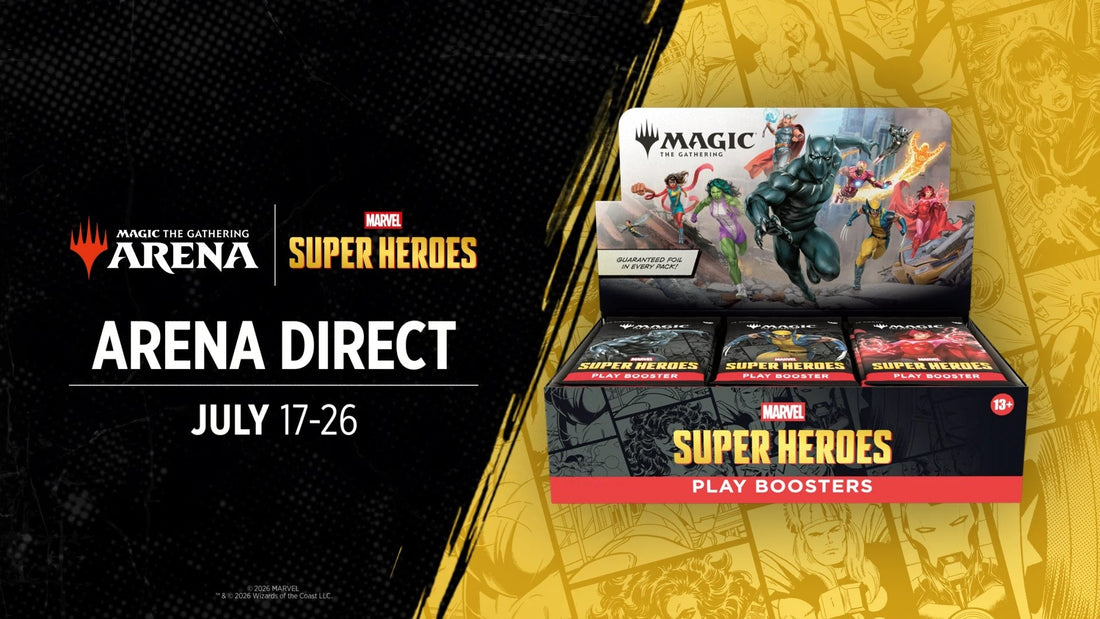 Arena Direct Marvel Super Heroes : joue sur MTG Arena, gagne des cartes physiques - c'est maintenant !