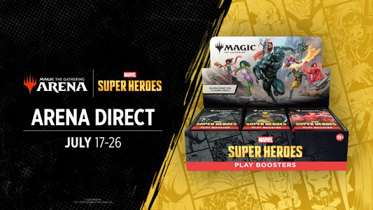 Arena Direct Marvel Super Heroes : joue sur MTG Arena, gagne des cartes physiques - c'est maintenant !