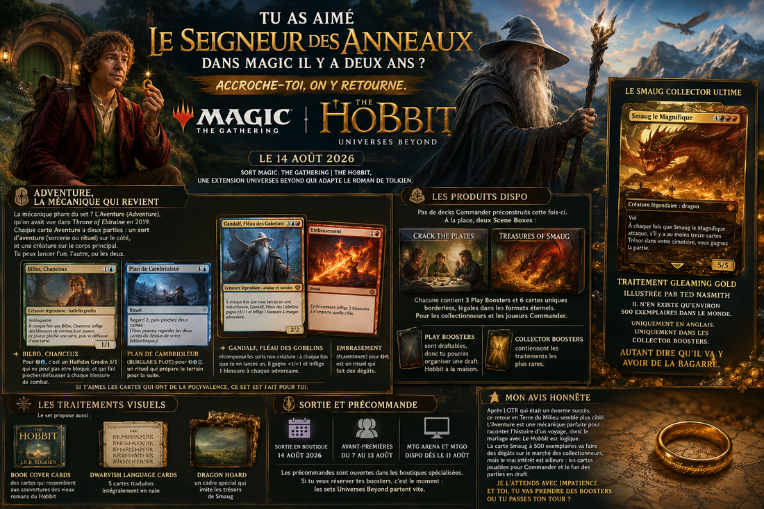 Le Hobbit débarque dans Magic le 14 août, ce qu'il faut savoir