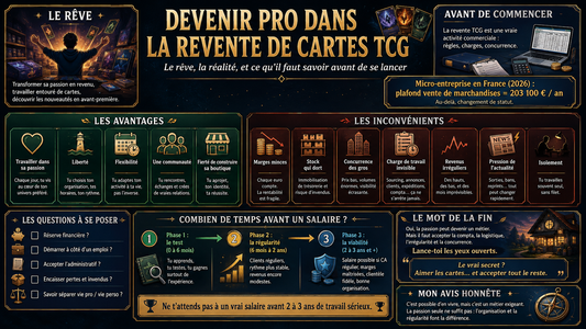 Vendre des cartes TCG à plein temps : la réalité derrière le rêve