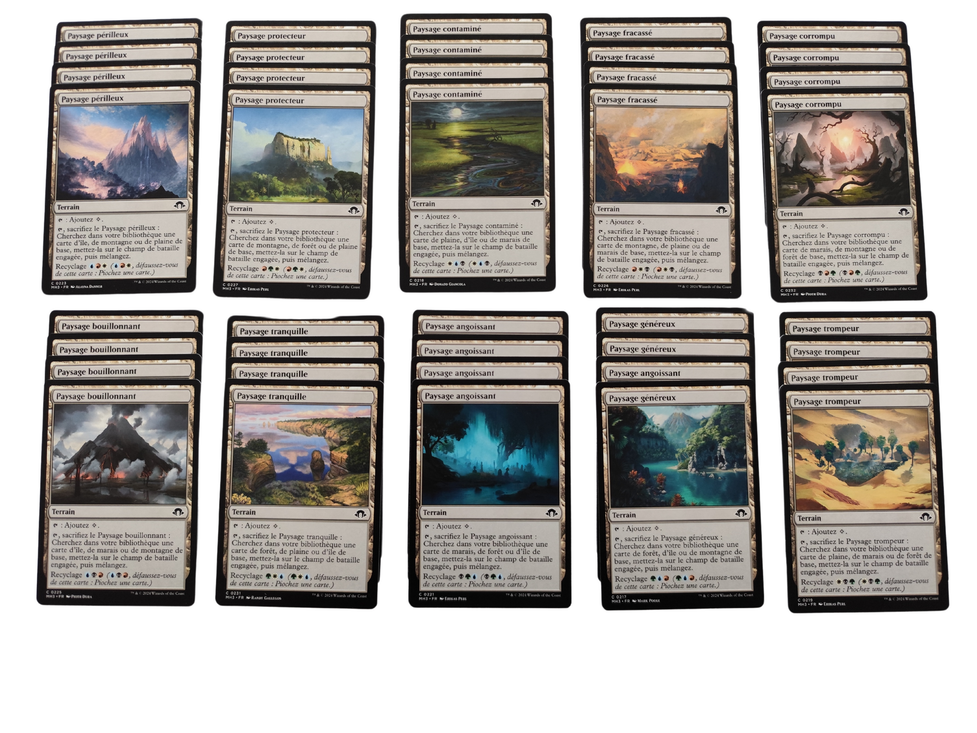 Lot de Terrains Magic: The Gathering - Horizons du Modern 3 (40 Cartes) - LSLBURST Cartes & Sortilèges