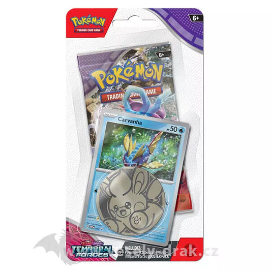 Booster Pokémon Carvanha SV3 Scarlet & Violet Premium Checklane Blister ENG Pièce