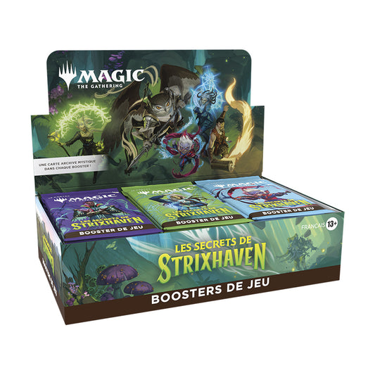 Magic: The Gathering – Booster de Jeu Les Secrets de Strixhaven (FR) - LSLBURST Cartes & Sortilèges