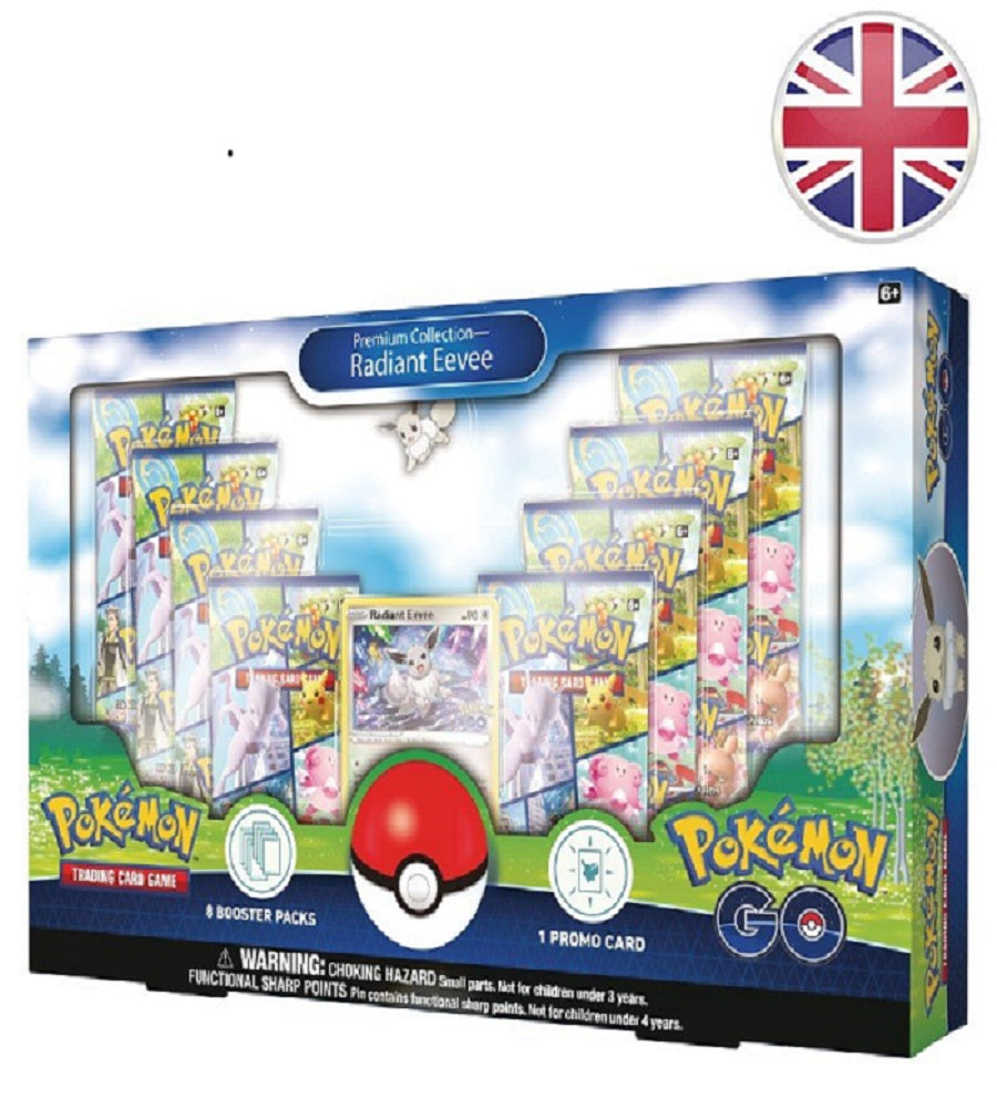 Coffret Collection Premium Pokémon Go Évoli Radieux - Pokémon EN - LSLBURST Cartes & Sortilèges