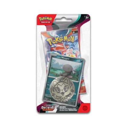 Booster Pokémon Wooper SV3 Scarlet & Violet Premium Checklane Blister ENG Pièce